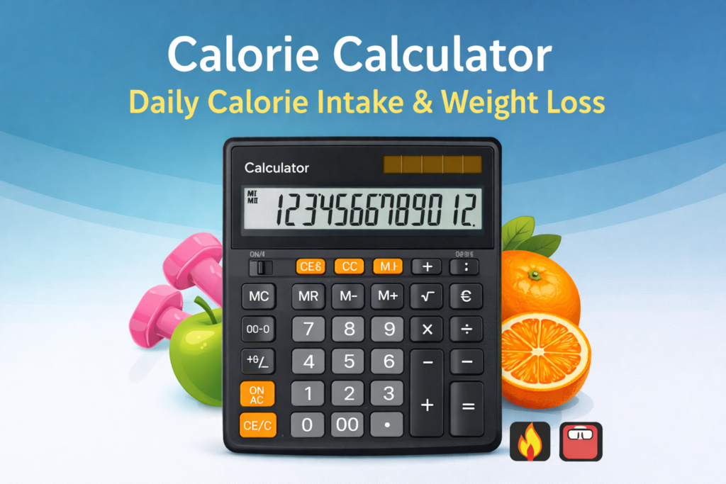 Calorie Calculator – Daily Intake & Weight Loss Tool