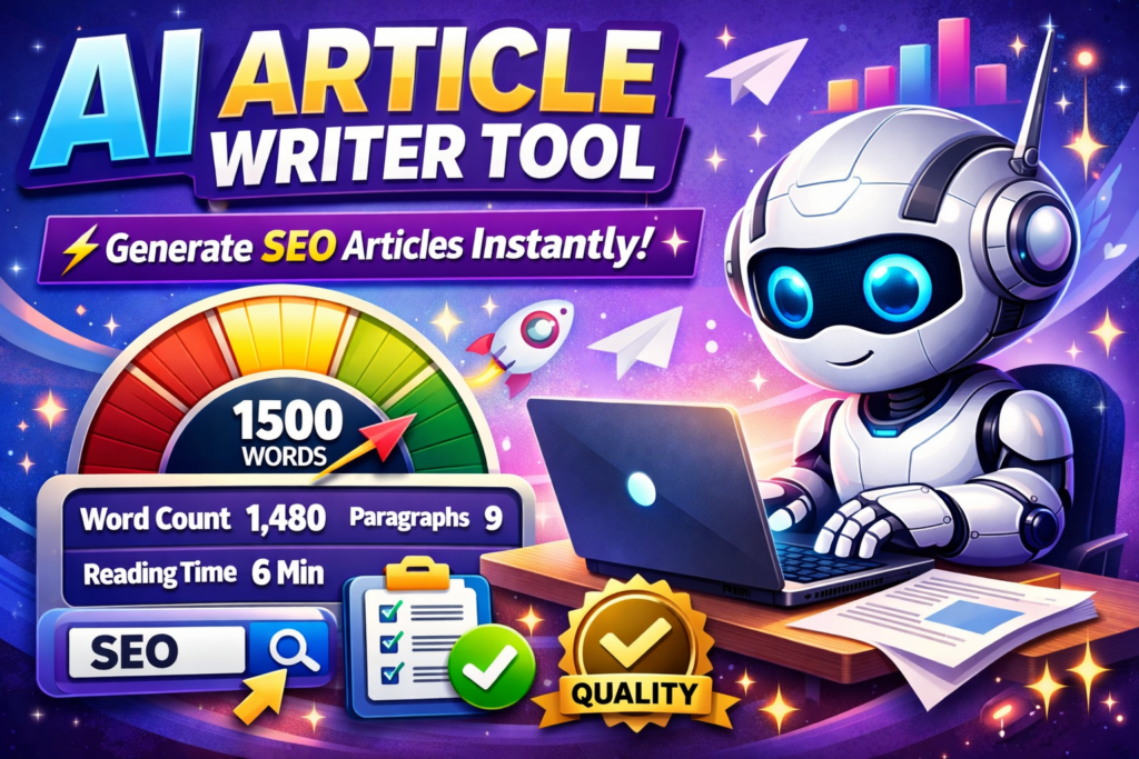 AI Article Writer Tool