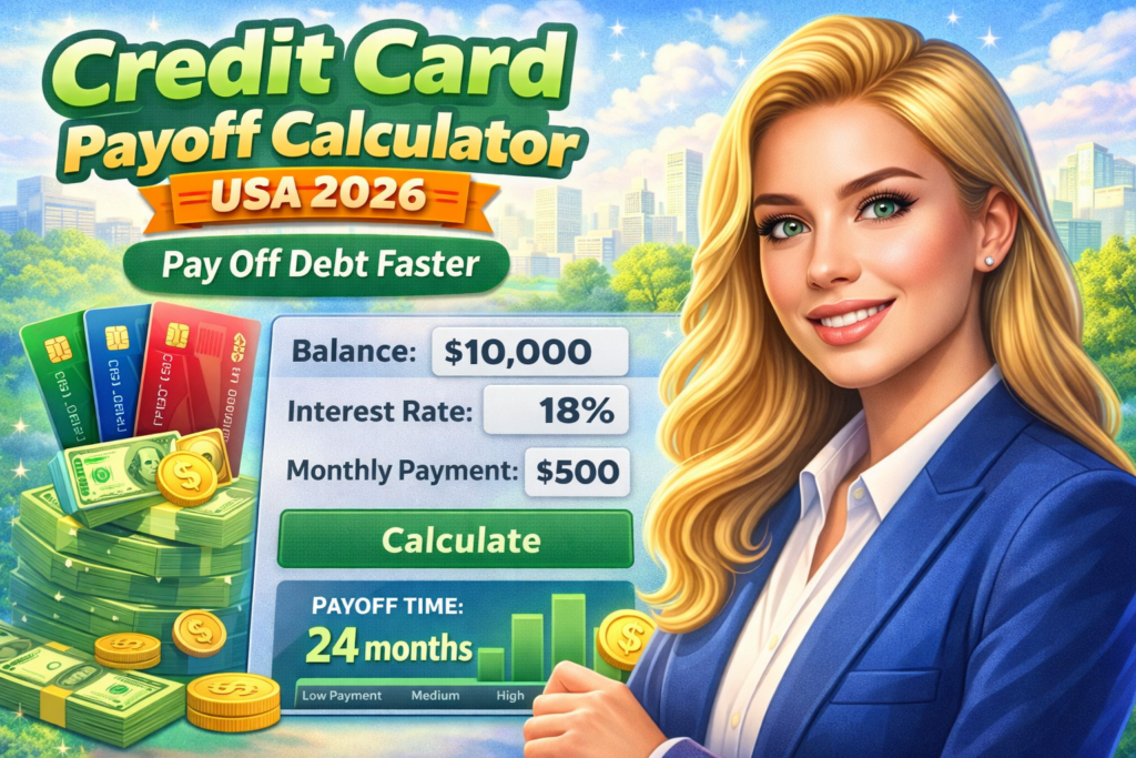credit card payoff calculator USA 2026