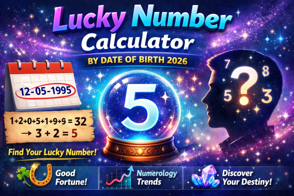 lucky number calculator by date of birth